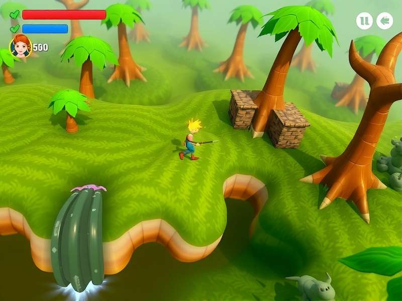 Ginger Swamp Battle Royale Gameplay Screenshot